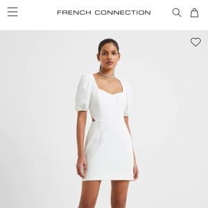 French Connection White Dress